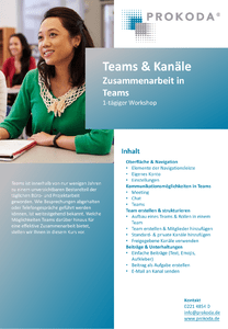 Teams & Kanle - Zusammenarbeit in Teams herunterladen