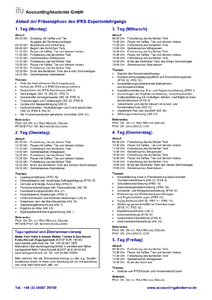 Ablauf der Prsenzphase des IFRS-Expertenlehrgangs herunterladen