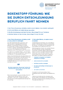 Whitepaper: Boxenstopp Fhrung herunterladen