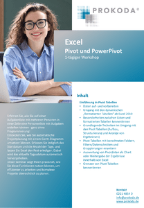 Excel Pivot und PowerPivot herunterladen