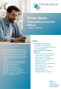 Power Query: Datenaufbereitung ohne Makros herunterladen