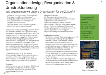 Flyer Organisationsdesign herunterladen