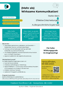 OnePager - (Mehr als...) Wirksame Kommunikation fr Ingenieure herunterladen