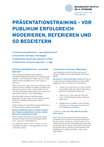 Whitepaper: Prsentationstraining herunterladen