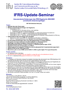 Seminarprogramm IFRS-Update-Seminar 2024/2025 herunterladen