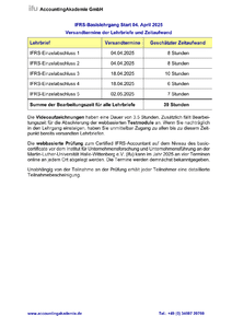 Bearbeitungszeiten und Versand Lehrbriefe Start 04.04.2025 herunterladen