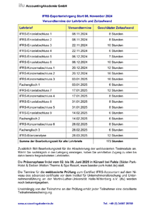 Versand und Bearbeitungszeiten der Lehrbriefe Start 08.11.2024 herunterladen