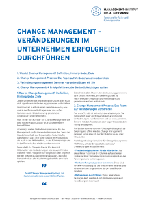 Whitepaper: Change Management herunterladen