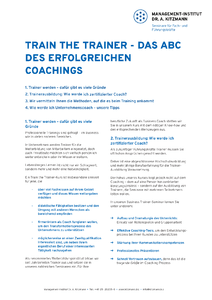 Whitepaper: Train the Trainer herunterladen