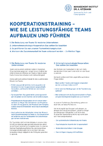 Whitepaper: Kooperationstraining herunterladen