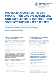 Whitepaper: Projektmanagement herunterladen