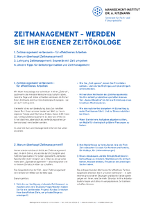 Whitepaper: Zeitmanagement herunterladen