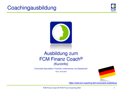 Coachingausbildung zum FCM Finanz Coach herunterladen